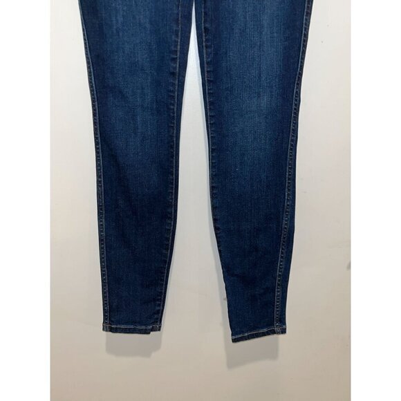 Spanx Womens High Rise Skinny Ankle Denim Jeans Dark Wash Size XS Cotton Stretch - Picture 4 of 11